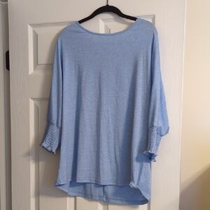 Sky Blue Women's Tunic Top
